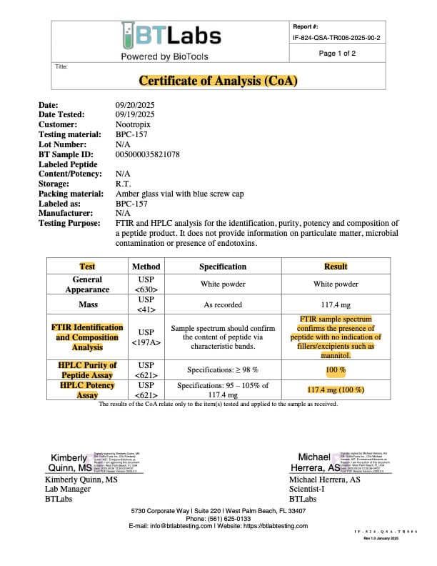 BPC157 10 mg | COA-verified peptide | Nootropix BPC157 10 mg | COA-verified peptide | Nootropix