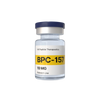 Vial labeled 'BPC-157' with NX Peptide Therapeutics branding on a white background