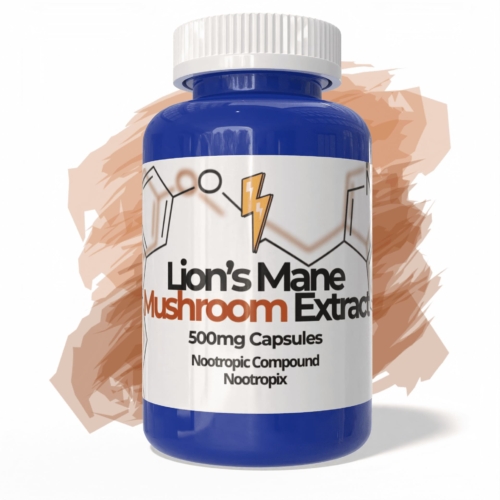 buy lion's mane mushroom extract 500 mg capsules nootropic supplement from nootropix dubai uae product image (5)