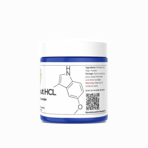 phenibut hcl powder 50 grams nootropic product image nootropix uae backside